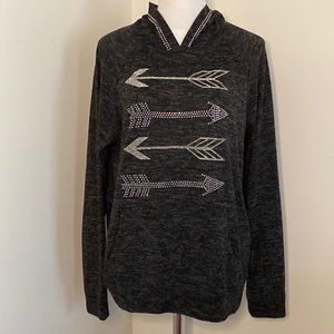 Long Sleeve Studded Shirt Size 2XL